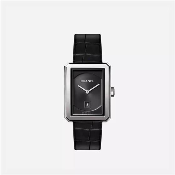 中号，精钢，短吻鳄鱼皮表带，￥31，900