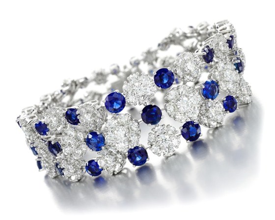 GRAFF SAPPHIRE AND DIAMOND BRACELET GRAFF SAPPHIRE AND DIAMOND BRACELET